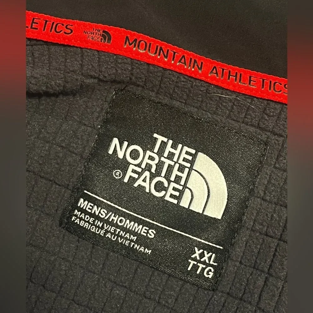 The North Face Men’s Mountain Athletics Zip Jacket Gray Black Sz XXL 2XL